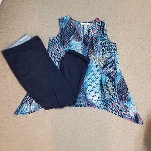 NEW Cato Sleeveless Tunic/Blouse